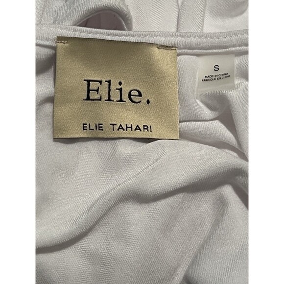 Elie Tahari Women S Sleeveless Layered Tunic Top Asym‎ Hem Ethereal Boho Fairy - Picture 6 of 8